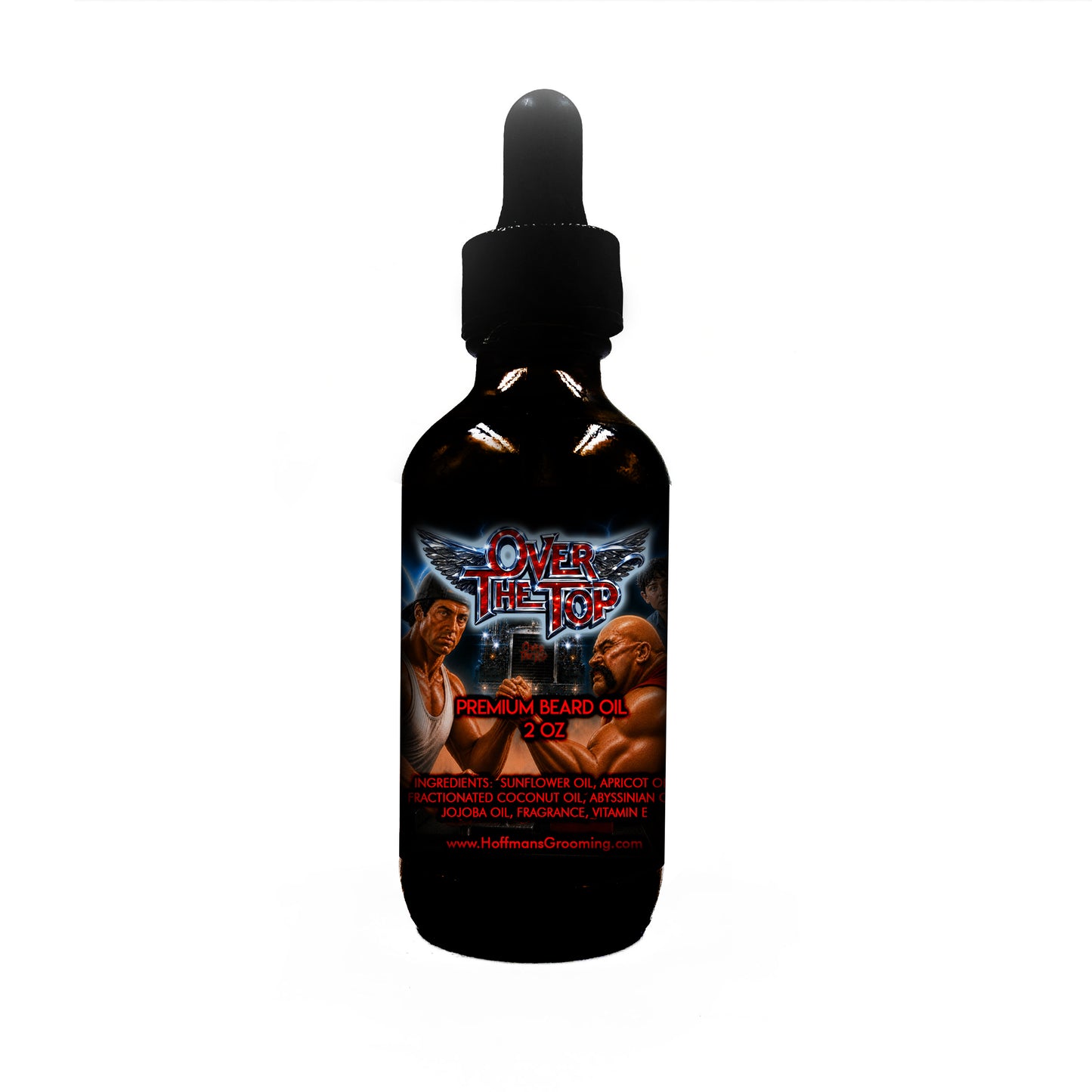 Over The Top (Rum, Hemp, Bergamot, Patchouli, Sandalwood, Leather) 2oz Beard Oil