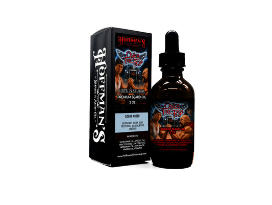 Over The Top (Rum, Hemp, Bergamot, Patchouli, Sandalwood, Leather) 2oz Beard Oil