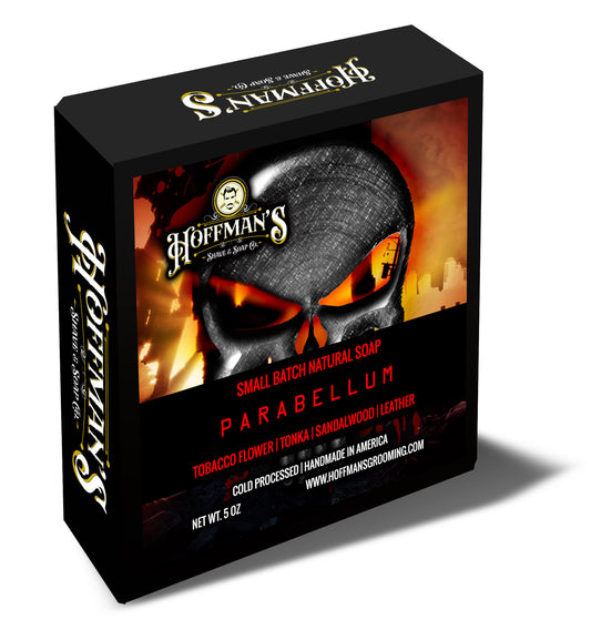 "Parabellum" (Tobacco Flower, Tonka Bean, Sandalwood, Leather) Bar Soap 5oz
