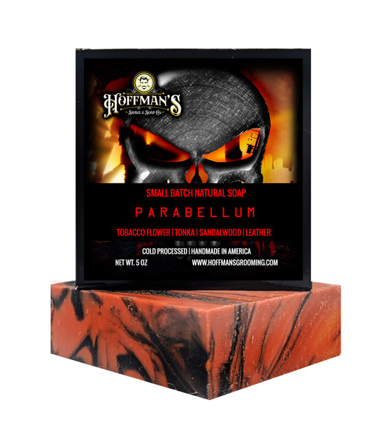 "Parabellum" (Tobacco Flower, Tonka Bean, Sandalwood, Leather) Bar Soap 5oz
