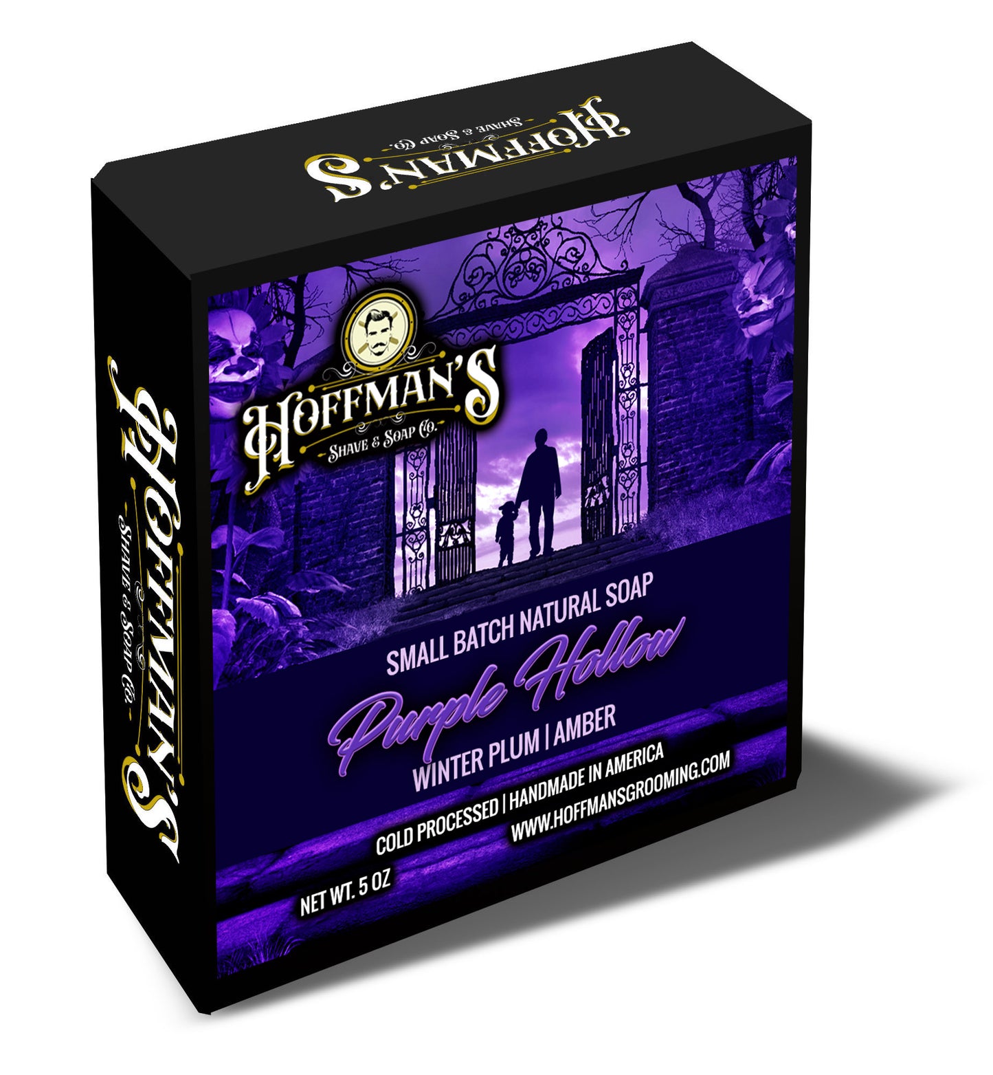 Purple Hollow (Winter Plum & Amber) 5oz Bar Soap