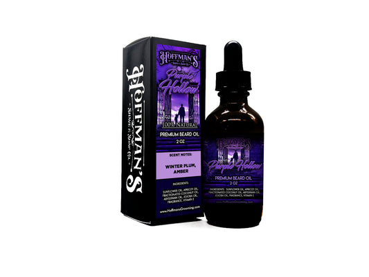 Purple Hollow (Winter Plum & Amber) 2oz Beard Oil