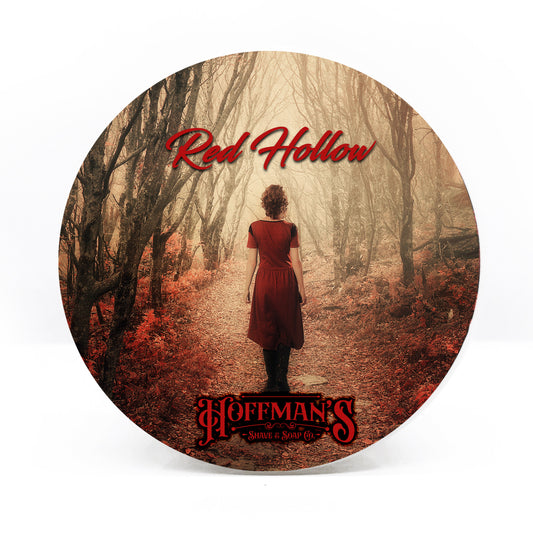 Red Hollow Shave Soap 4oz