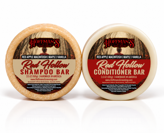 Red Hollow 2pk Shampoo & Conditioner Hair Bar Set 3.5 oz Each