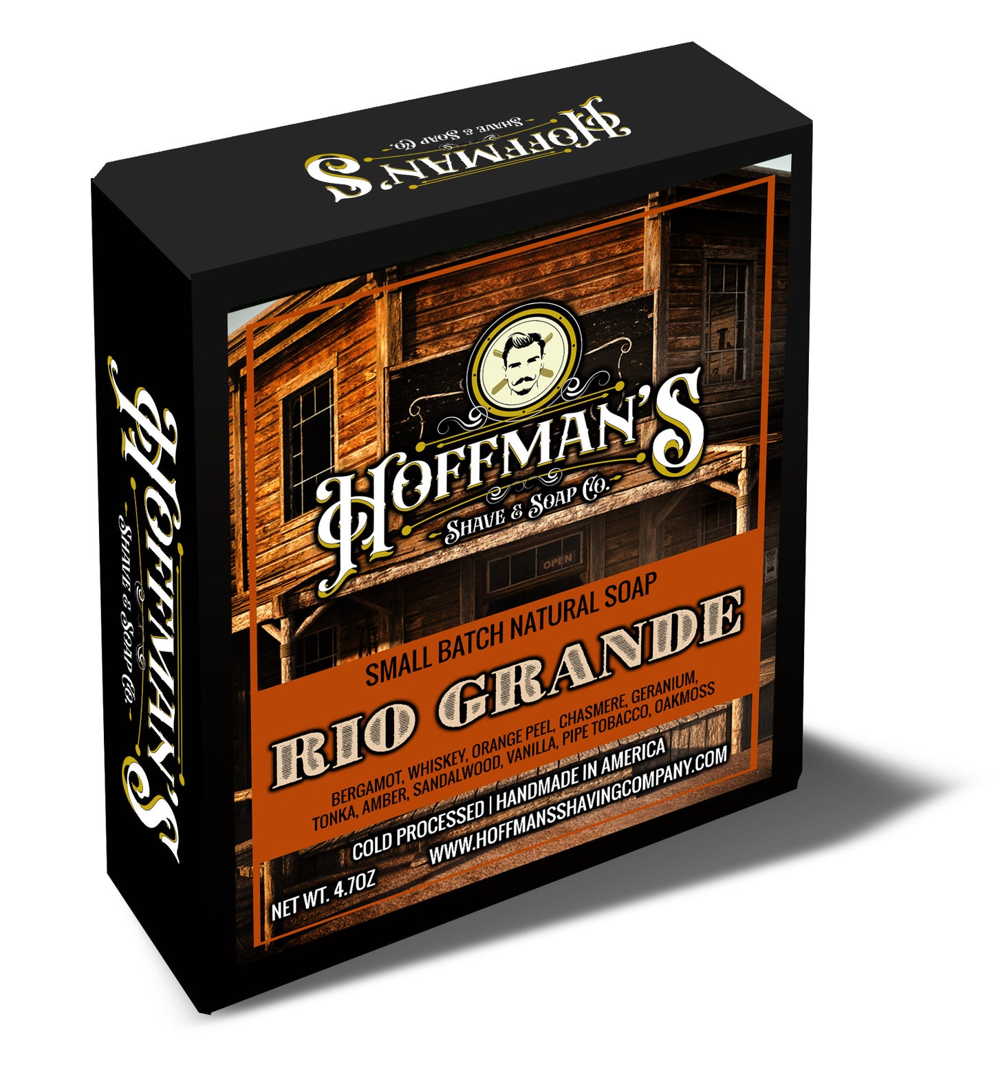 Rio Grande (Whiskey, Amber, Tonka, Geranium) Bar Soap