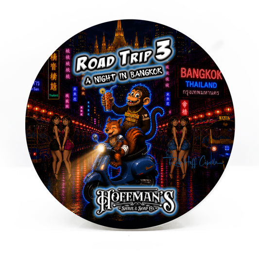 Road Trip 3 (Pineapple, Mango, Grapefruit, Apple, Vanilla) Shave Soap 4oz