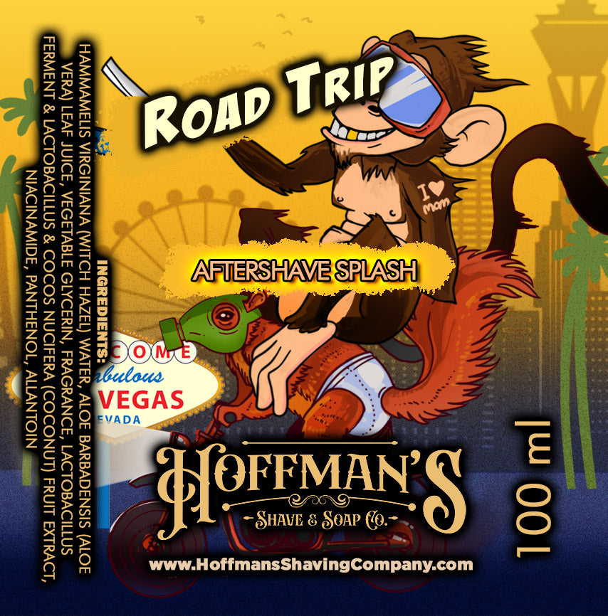 Creamy Rum Aftershave Splash | Road Trip Splash | Hoffman's Grooming