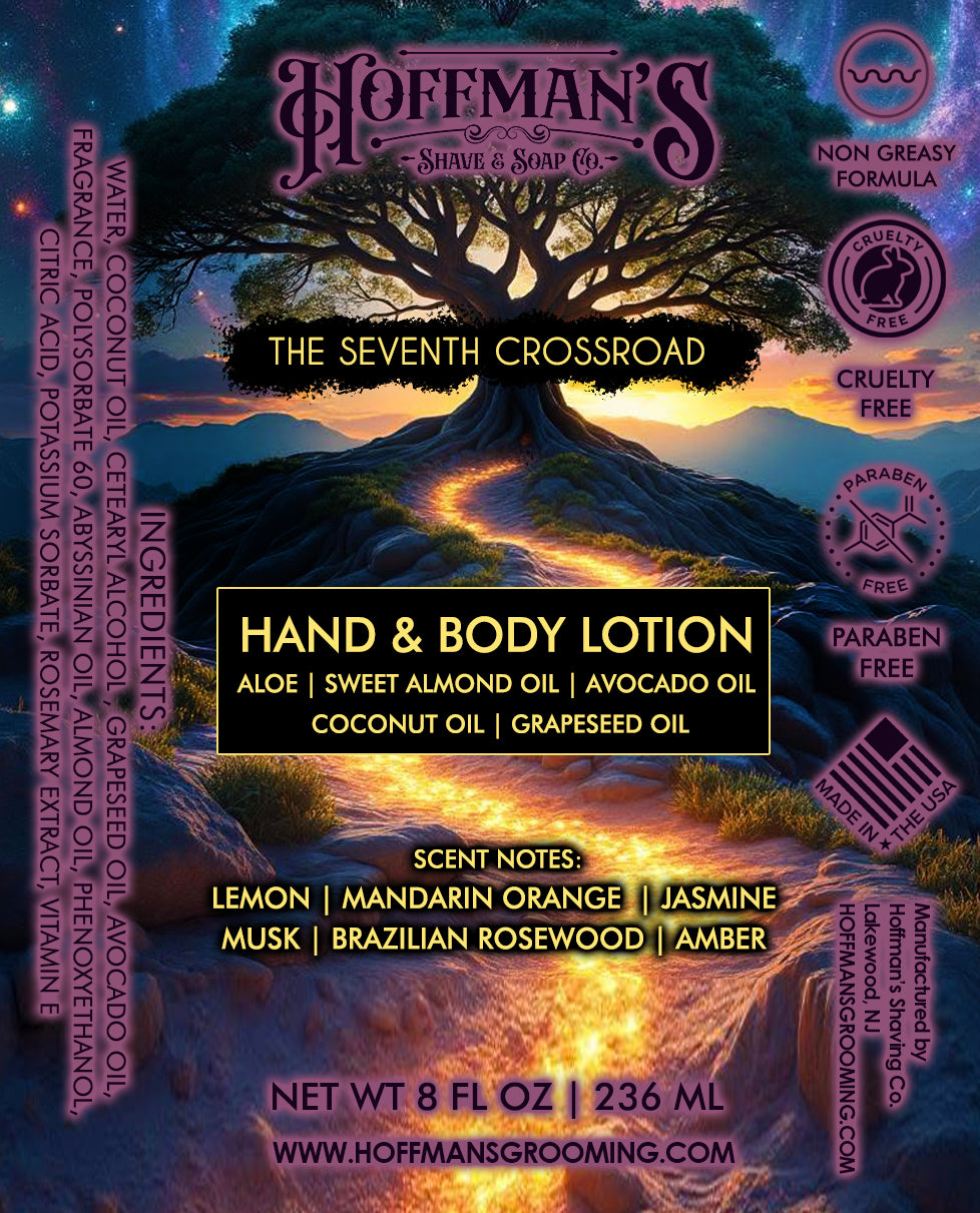 The Seventh Crossroad Body & Hand Lotion (Lemon, Mandarin, Brazilian Rosewood, Jasmine)  8 oz