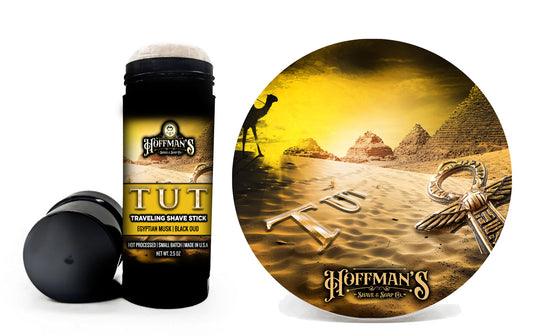 TUT 4oz Shave Soap & 2.5oz Traveling Shave Stick 2.5oz Bundle