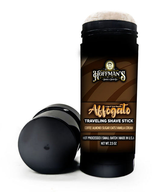 Affogato (Coffee, Almond, Vanilla Bean, Cream) Traveling Shave Stick 2.5oz