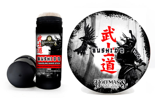 Bushido 4oz Shave Soap & 2.5oz Traveling Shave Stick 2.5oz Bundle
