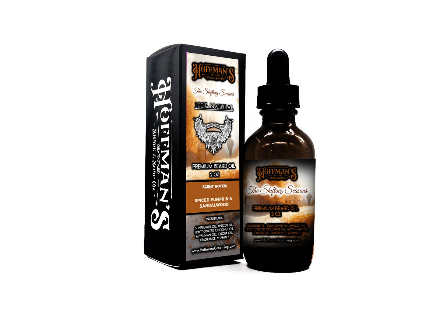 Shifting Seasons (Spiced Pumpkin & Sandalwood) 2oz Beard Oil