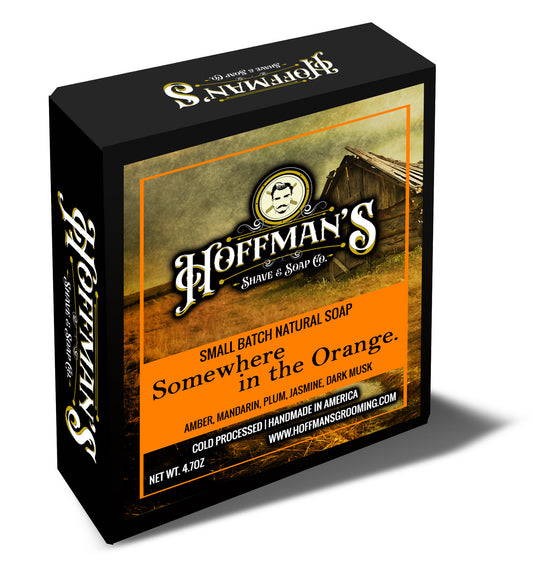 "Somewhere In The Orange" (Mandarin, Plum, Dark Musk) Bar Soap