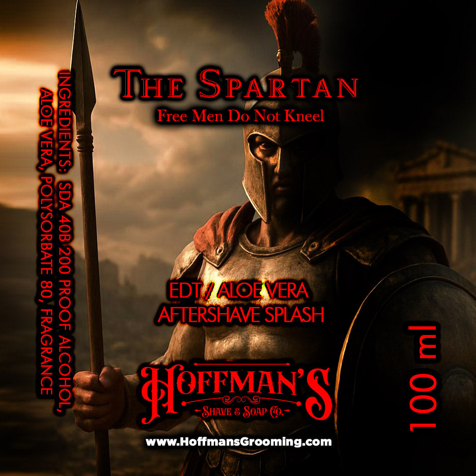 The Spartan Limited Edition (Aged Rum, Roasted Plums, Leather, Frothed Vanilla) Aftershave Splash 3.3oz 100ml