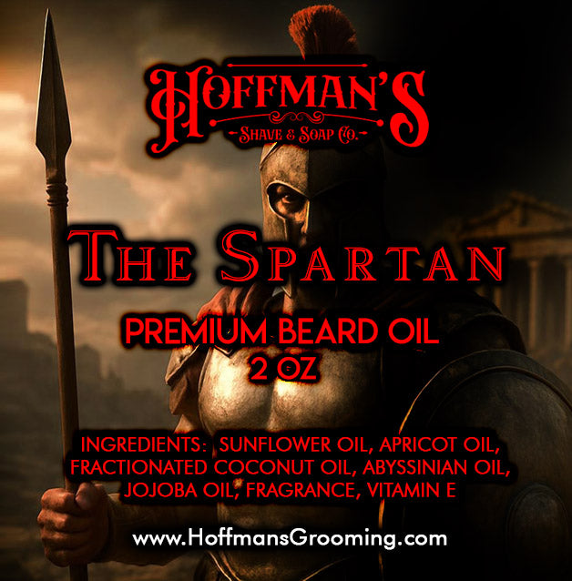 The Spartan Limited Edition (Aged Rum, Roasted Plums, Leather, Frothed Vanilla) 2oz Beard Oil