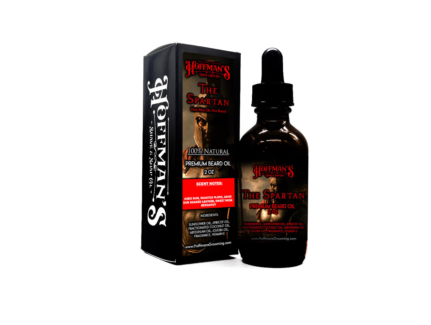 The Spartan Limited Edition (Aged Rum, Roasted Plums, Leather, Frothed Vanilla) 2oz Beard Oil