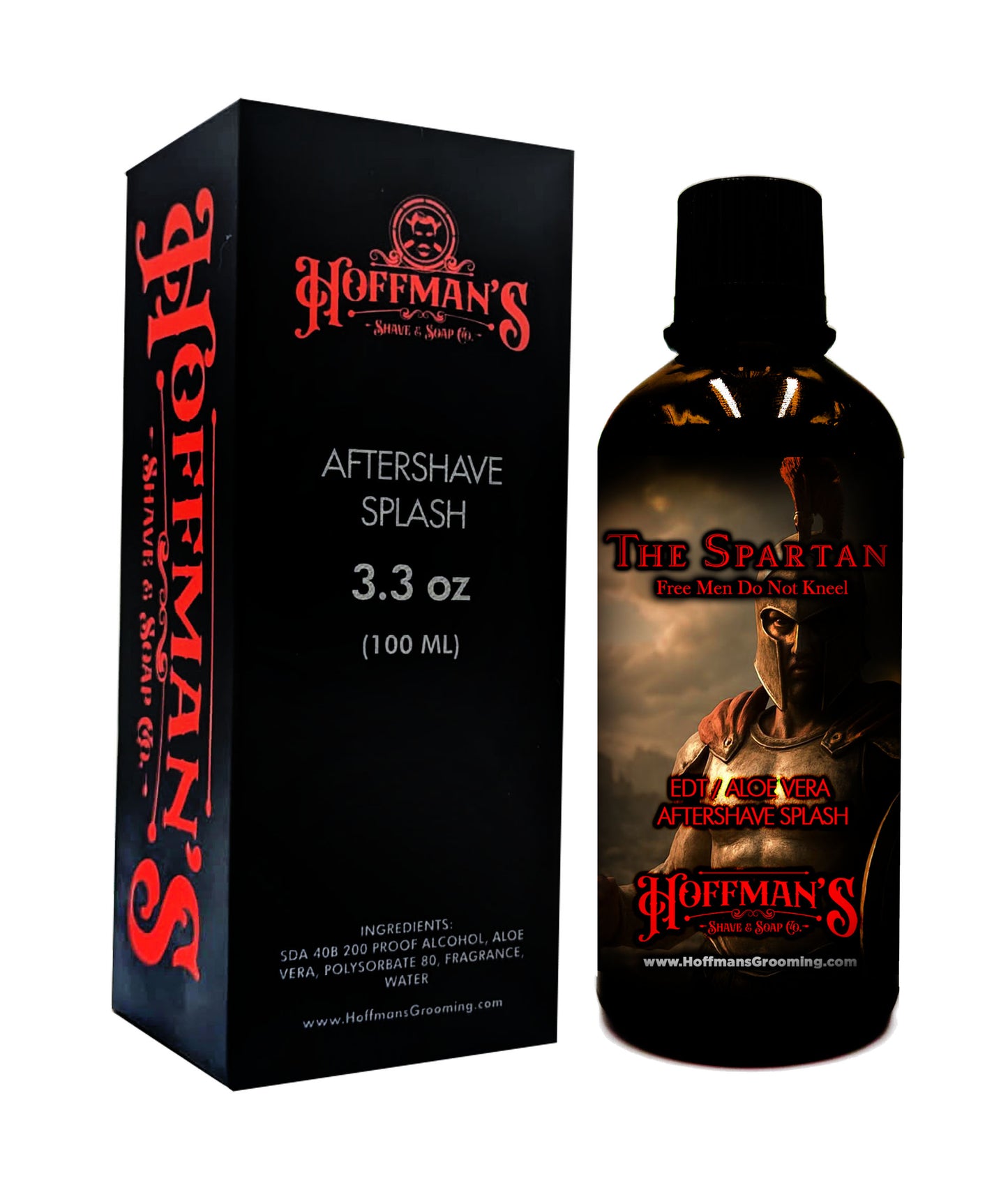 The Spartan Limited Edition (Aged Rum, Roasted Plums, Leather, Frothed Vanilla) Shaving Trio 3pc Set