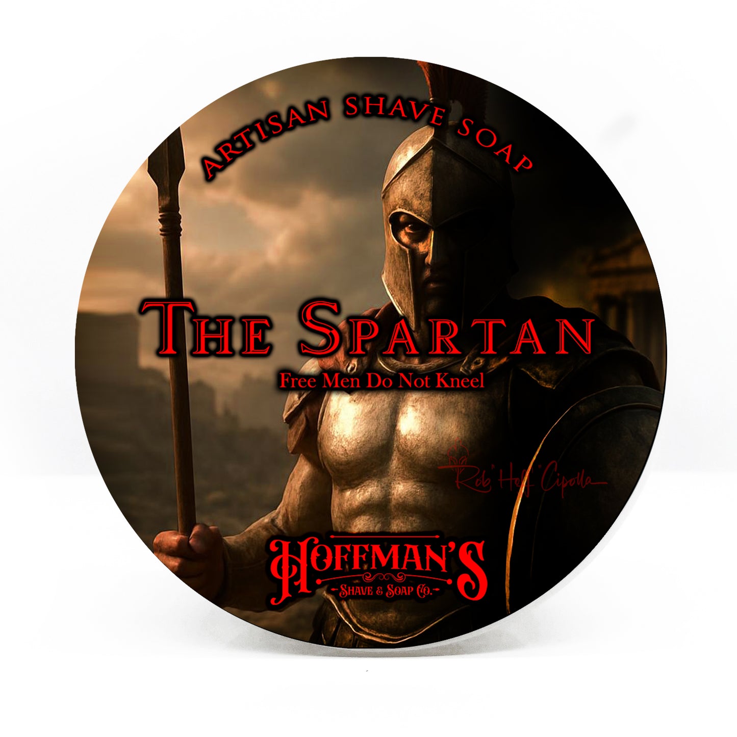 The Spartan Limited Edition (Aged Rum, Roasted Plums, Leather, Frothed Vanilla) Shave Soap 4oz