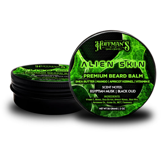 Alien Skin (Lemon, Sage, Cedar, Warm Amber) 2oz Premium Beard Balm
