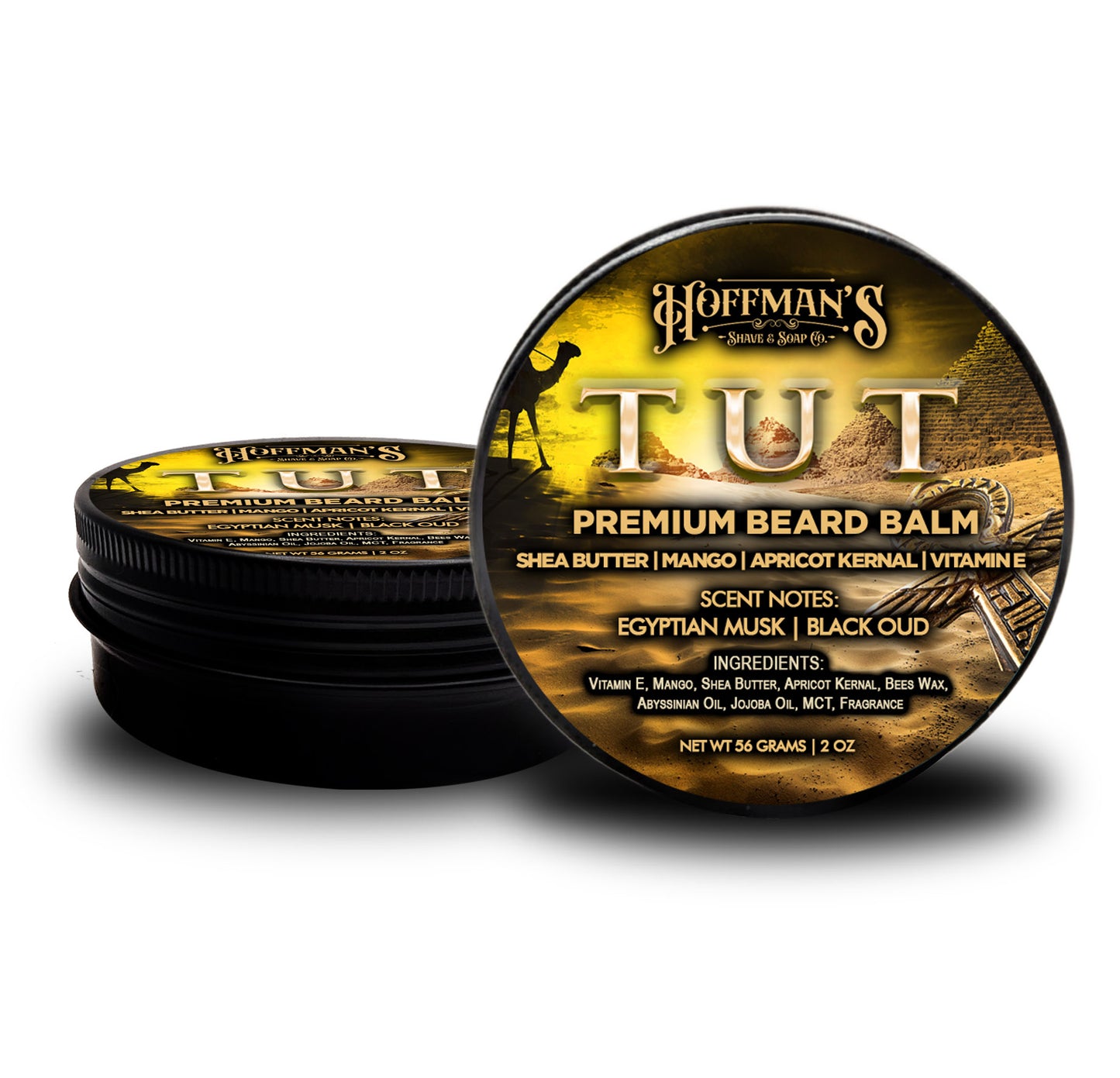 TUT (Egyptian Musk & Black Oud) 2oz Premium Beard Balm