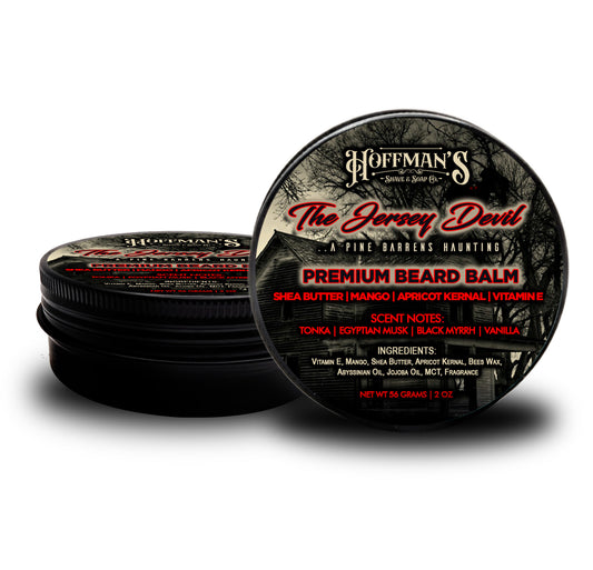 The Jersey Devil (Tonka, Egyptian Musk, Black Myrrh, Vanilla) 2oz Premium Beard Balm