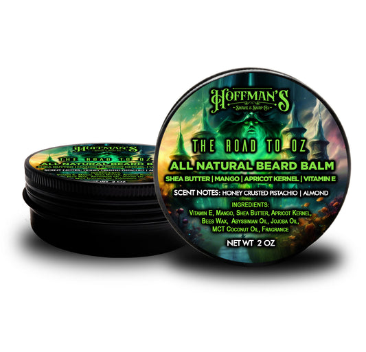 The Road to Oz "Honey Crusted Roasted Pistachio, Almond Cream" 2oz Premium Beard Balm