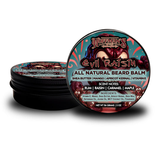 Evil Raisin "Rum, Raisin, Caramel, Maple, Vanilla" 2oz Premium Beard Balm