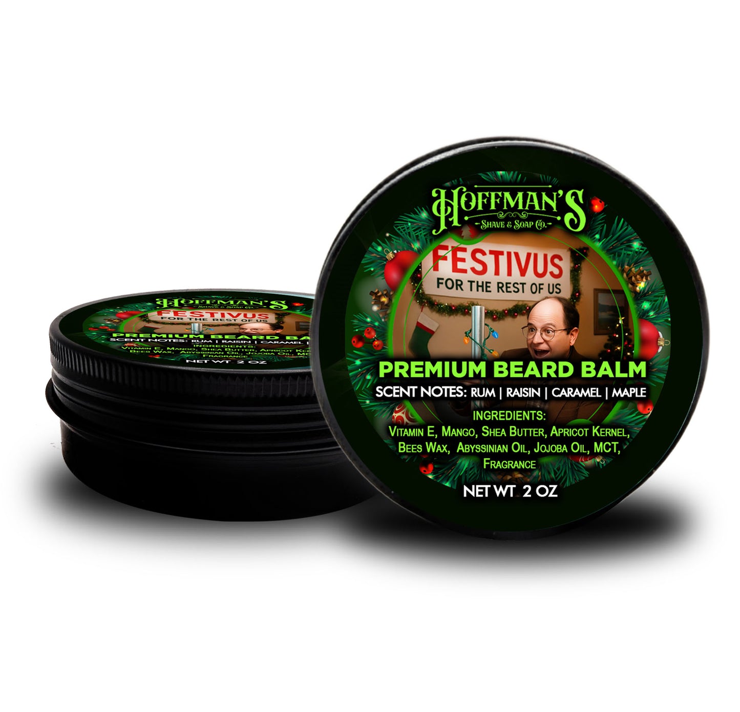 Festivus "Rum, Raisin, Caramel, Maple, Vanilla" Limited Holiday Shaving Trio 7pc Full Grooming MEGA Bundle...$80