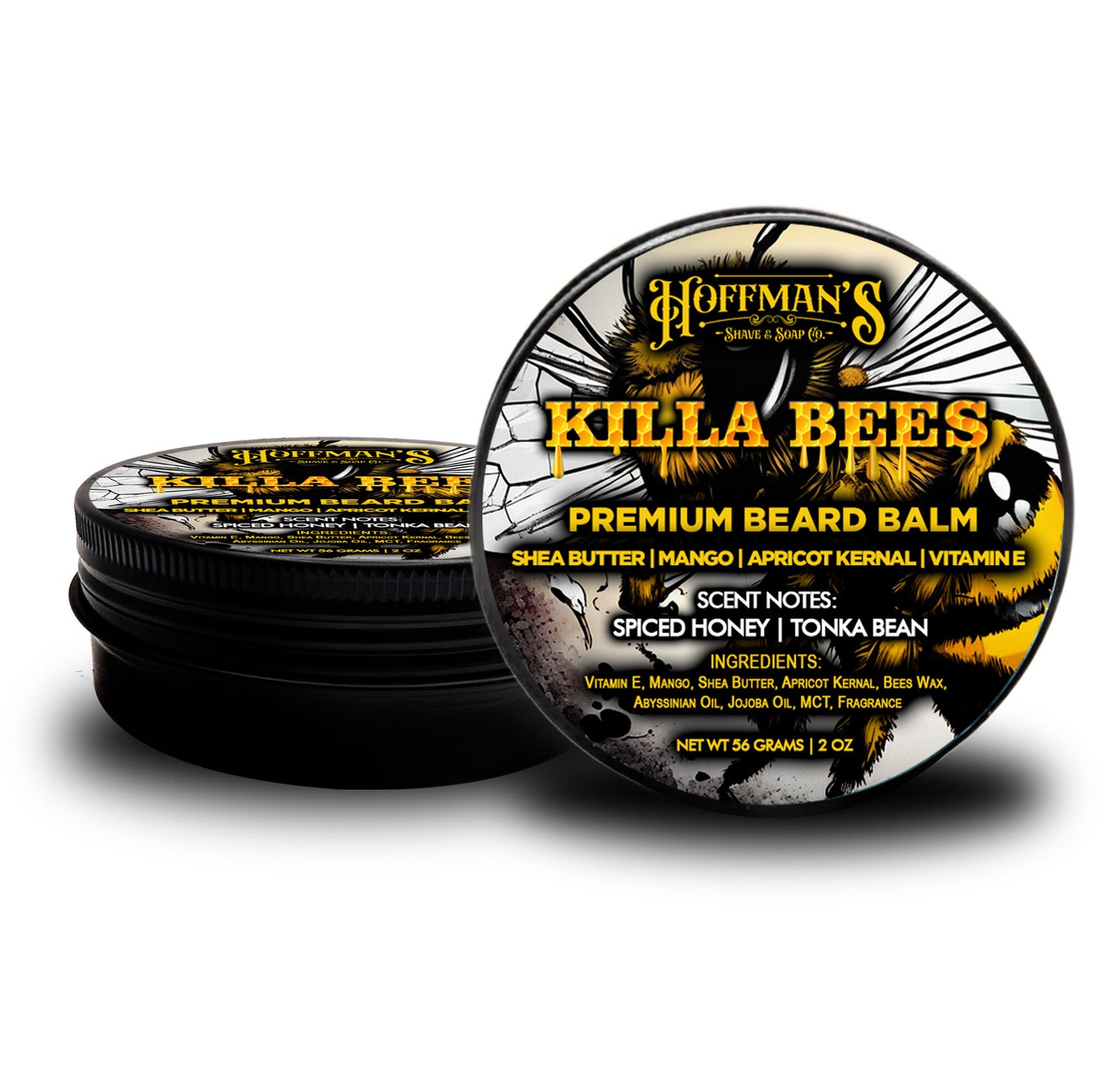 Killa Bees (Spiced Honey & Tonka) 2oz Premium Beard Balm