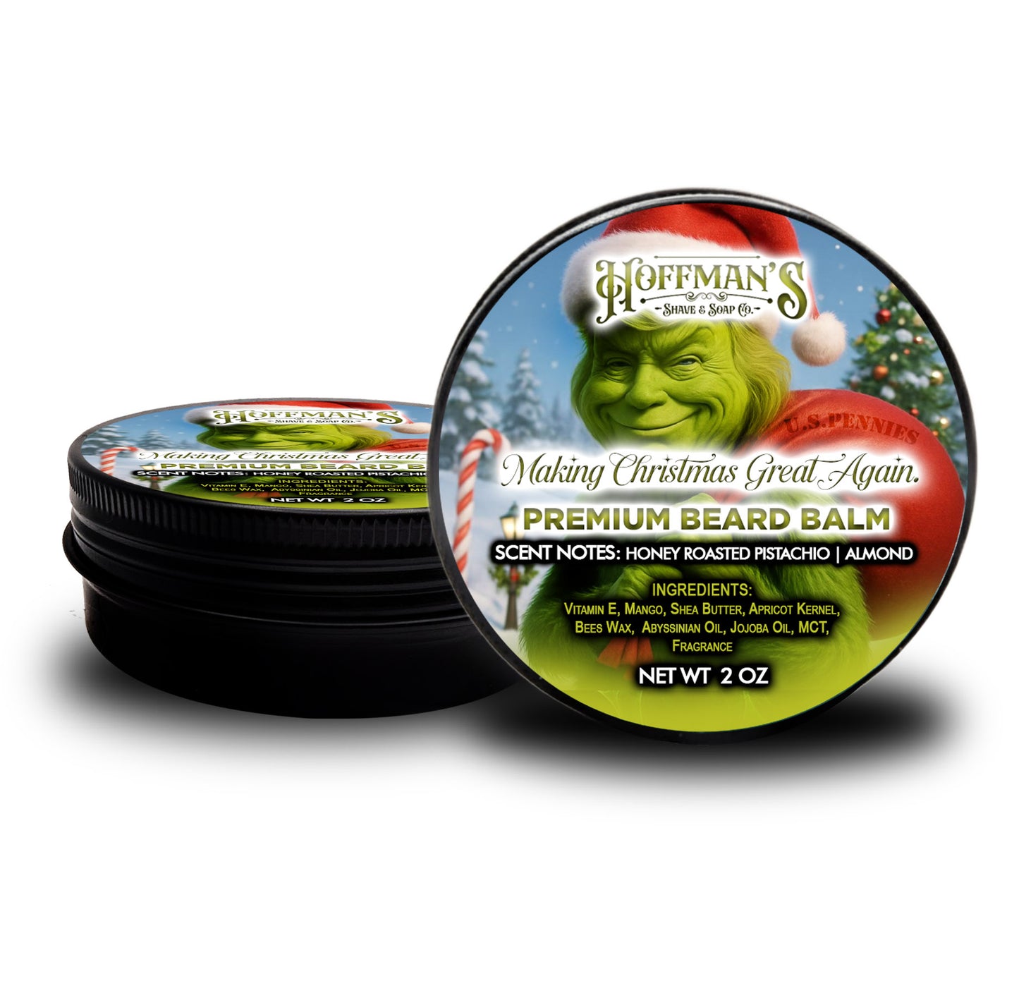 Making Christmas Great Again "Honey Crusted Roasted Pistachio, Almond Cream" Limited Holiday Shaving Trio 7pc Full Grooming MEGA Bundle...$80