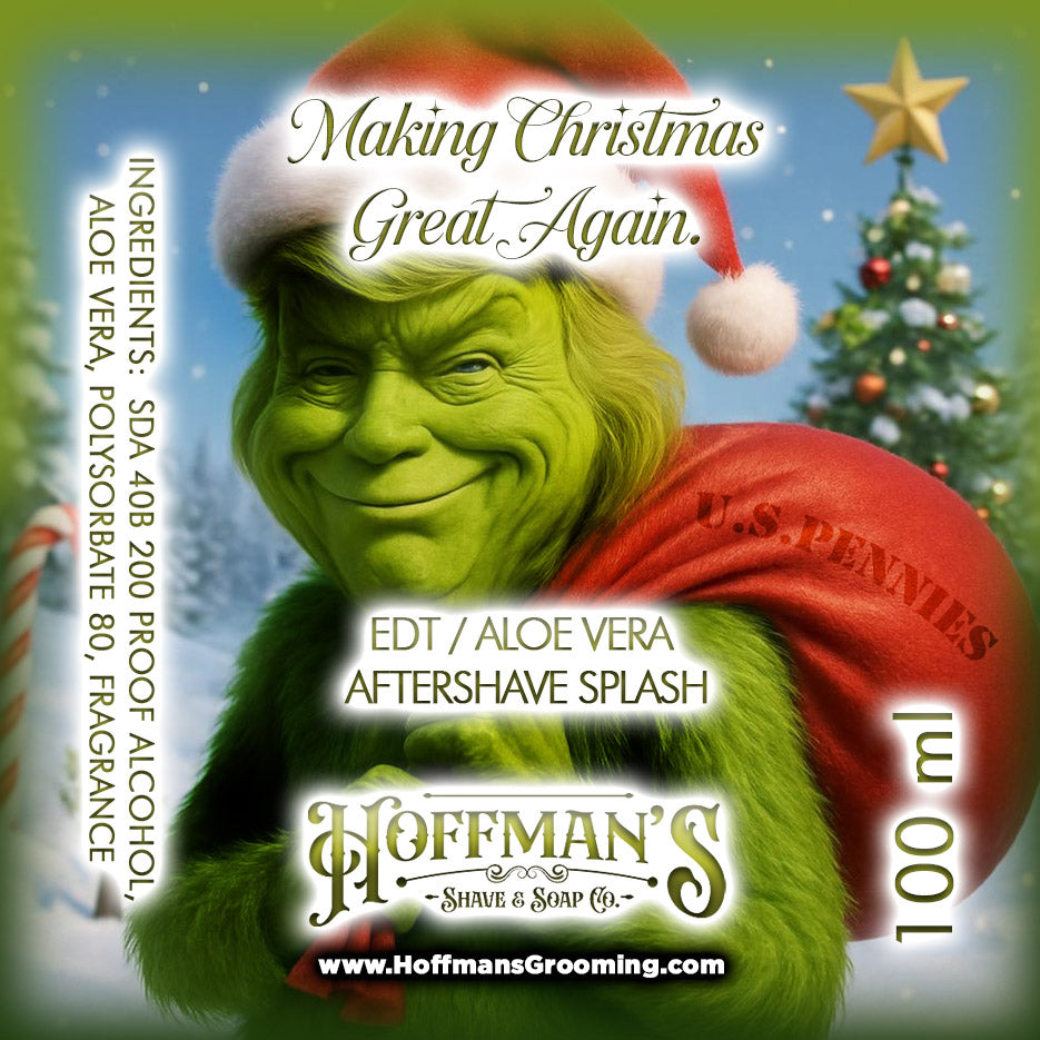 Making Christmas Great Again "Honey Crusted Roasted Pistachio, Almond Cream" Limited Holiday Aftershave Splash 3.3oz 100ml