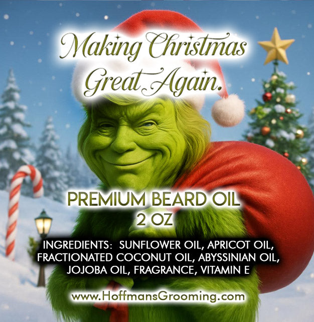Making Christmas Great Again "Honey Crusted Roasted Pistachio, Almond Cream" Limited Holiday 2oz Beard Oil