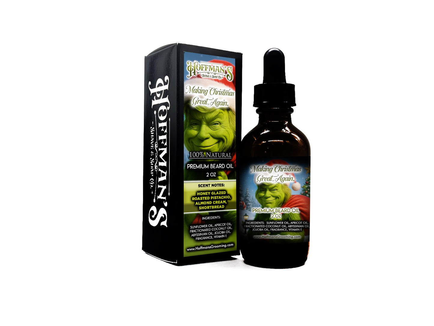 Making Christmas Great Again "Honey Crusted Roasted Pistachio, Almond Cream" Limited Holiday Shaving Trio 7pc Full Grooming MEGA Bundle...$80