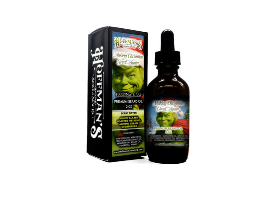 Making Christmas Great Again "Honey Crusted Roasted Pistachio, Almond Cream" Limited Holiday 2oz Beard Oil