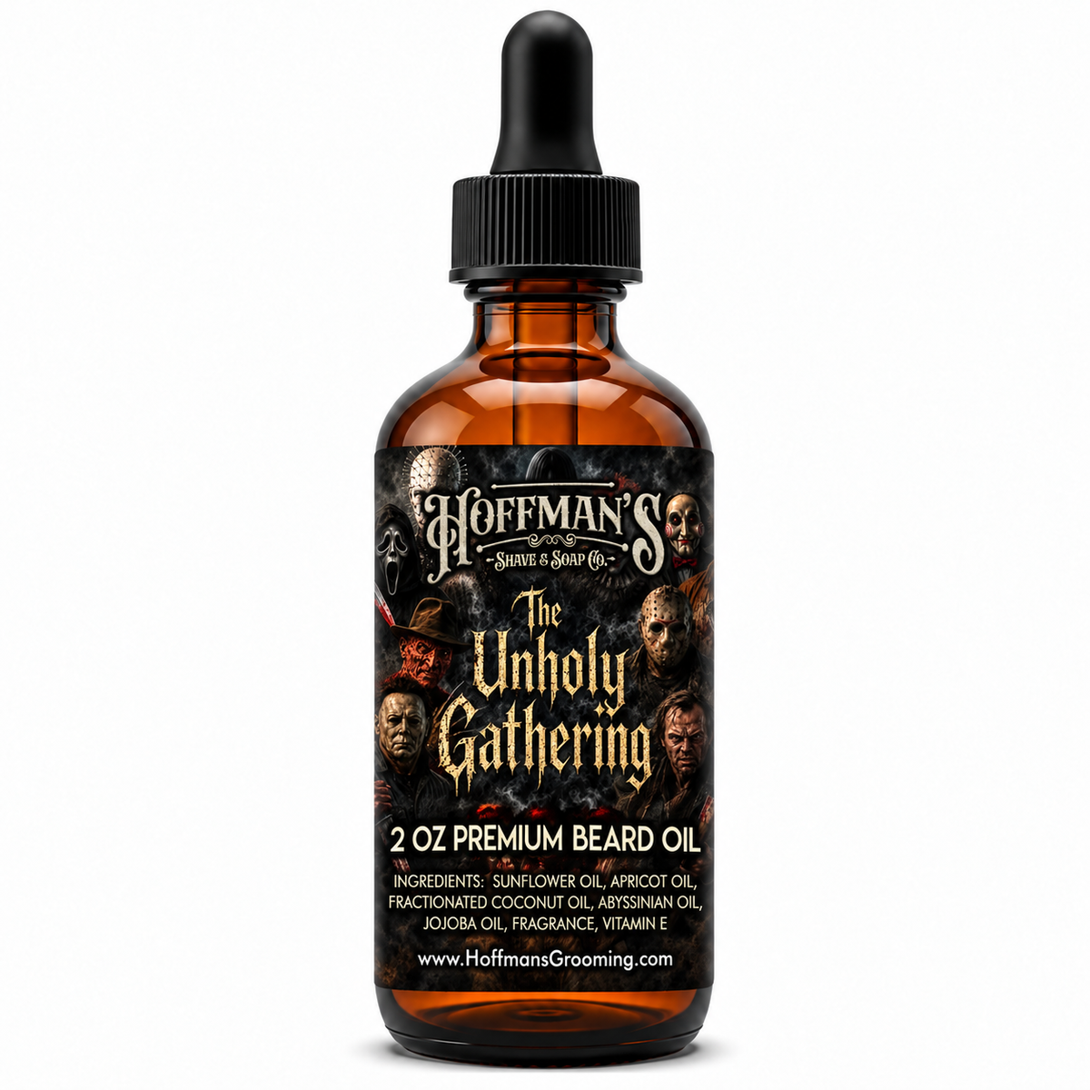 The Unholy Gathering (Blackberry, Black Currant, Anise, Saffron, Dark Musk) 2oz Beard Oil