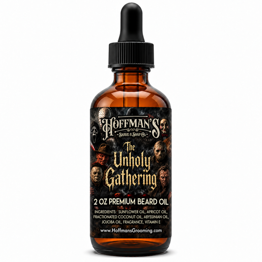 The Unholy Gathering (Blackberry, Black Currant, Anise, Saffron, Dark Musk) 2oz Beard Oil