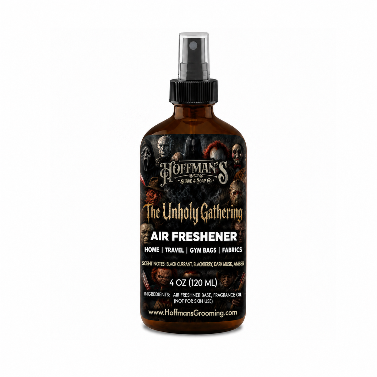 The Unholy Gathering (Blackberry, Black Currant, Anise, Saffron, Dark Musk) Limited Halloween Havoc 2026 Edition Air Freshener 4oz