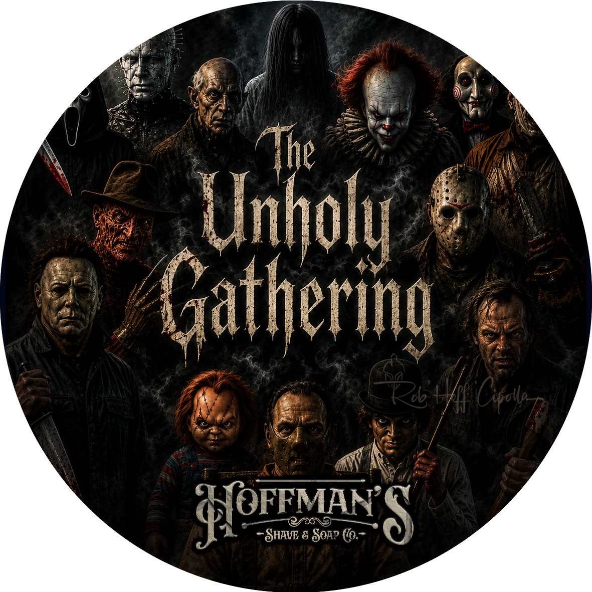 The Unholy Gathering (Blackberry, Black Currant, Anise, Saffron, Dark Musk) Shaving & Grooming Trio 3pc Set