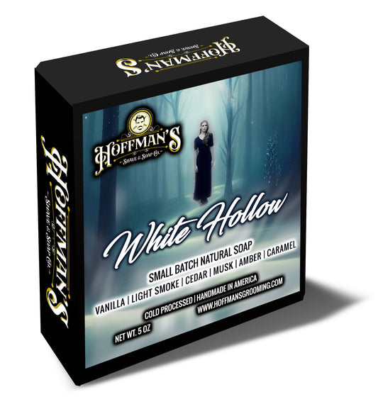 "White Hollow" (Smoked Vanilla, Cedarwood, Amber) 5oz Bar Soap