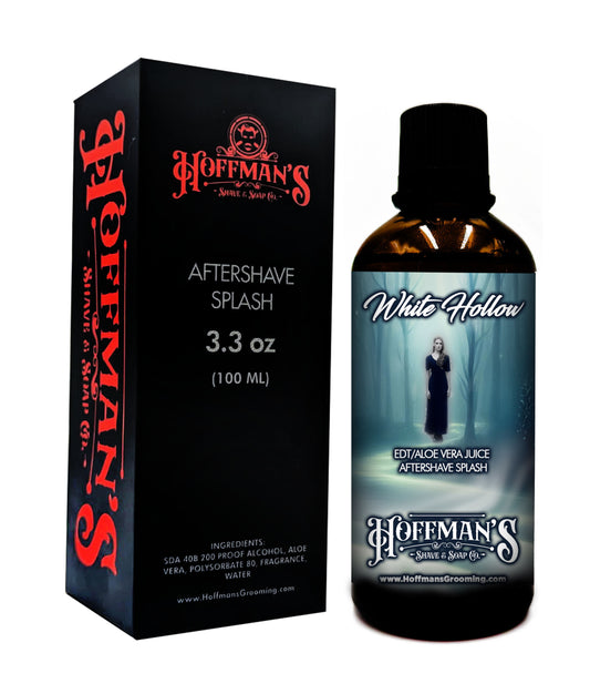 White Hollow (Smoked Vanilla & Cedarwood) EDT/Aloe Vera Aftershave Splash 3.3oz 100ml