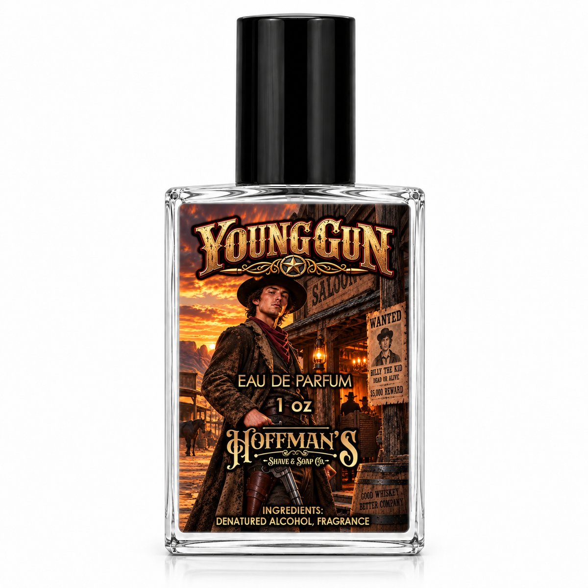 Young Gun (Leather, Cardamom, Amber, Moss, Jasmine Sambac) 1oz EDP Cologne